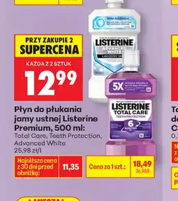 Biedronka Listerine płyn do płukania oferta