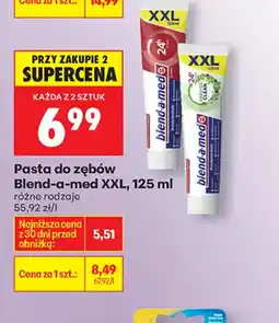 Biedronka Pasta do zębów Blend-a-med XXL oferta
