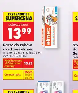 Biedronka Elmex pasta dla dzieci oferta