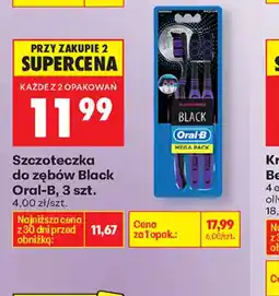 Biedronka Oral-B szczoteczka Black oferta