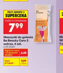 Biedronka Be Beauty Maszynki 3 ostrza oferta