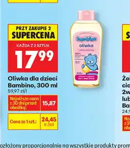 Biedronka Oliwka dla dzieci Bambino oferta