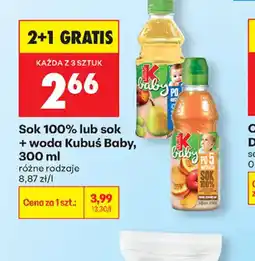 Biedronka Kubuś Baby sok oferta