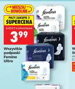 Biedronka Femina podpaski Ultra oferta