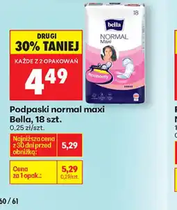 Biedronka Bella podpaski normal maxi oferta