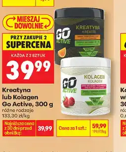 Biedronka Go Active Kreatyna lub Kolagen oferta