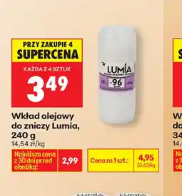 Biedronka Lumia wkład olejowy oferta