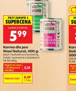 Biedronka Karma dla psa Maxi Natural oferta