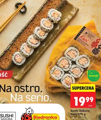 Biedronka Sushi Sakura Kari oferta