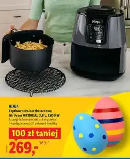Lidl NINJA Frytkownica beztłuszczowa Air Fryer AF100EU oferta