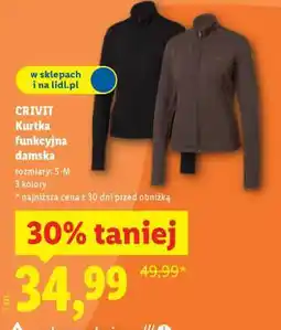 Lidl CRIVIT Kurtka funkcyjna damska oferta