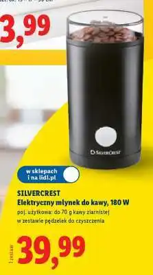 Lidl SilverCrest Elektryczny młynek do kawy, 180 W oferta
