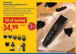 Lidl CIEN BEAUTY Bezprzewodowy multigroomer 8 w 1 oferta