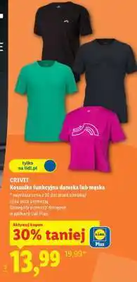 Lidl Crivit Koszulka funkcyjna damska lub męska oferta
