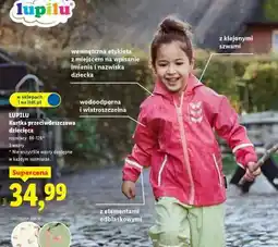 Lidl LUPILU Kurtka przeciwdeszczowa dziecięca oferta