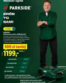 Lidl PARKSIDE Robot koszący smart z aplikacją, 20 V oferta