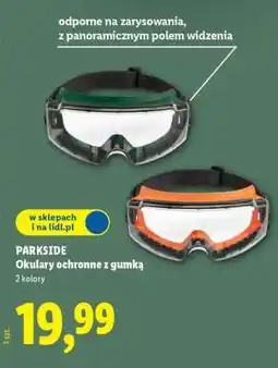 Lidl PARKSIDE Okulary ochronne z gumką oferta