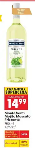Biedronka Monte Santi Mojito Moscato Frizzante oferta