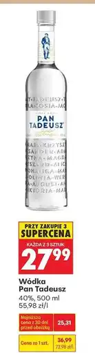 Biedronka Wódka Pan Tadeusz oferta