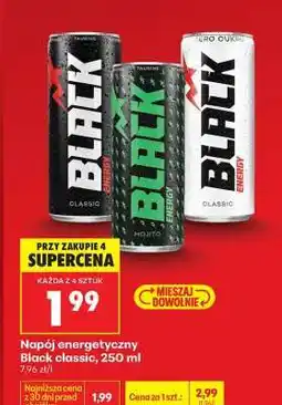 Biedronka Napój energetyczny Black classic, 250 ml oferta