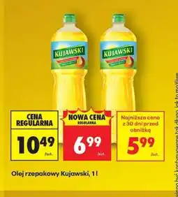 Biedronka Olej rzepakowy Kujawski, 1l oferta