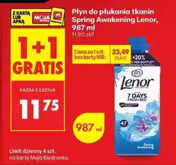 Biedronka Płyn do płukania tkanin Spring Awakening Lenor, 987 ml oferta