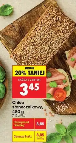 Biedronka Chleb słonecznikowy 480 g oferta