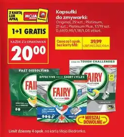Biedronka Kapsułki do zmywarki oferta