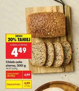 Biedronka Chleb cale ziarno 300 g oferta