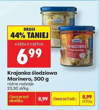 Biedronka Krajanka śledziowa Marinero, 300 g oferta