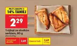Biedronka Trójkąt ze słodkim serkiem, 80 g oferta