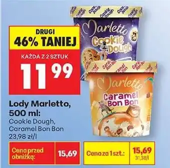 Biedronka Lody Marletto, 500 ml oferta