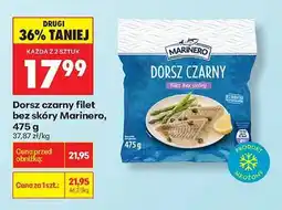 Biedronka Dorsz czarny Filet bez skóry Marinero, 475 g oferta