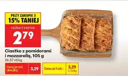 Biedronka Ciastko z pomidorami i mozzarellą, 105 g oferta