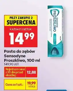 Biedronka Pasta do zębów Sensodyne Proszkliwo, 100 ml oferta