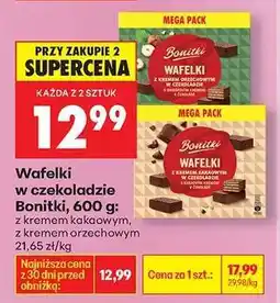 Biedronka Wafelki w czekoladzie Bonitki, 600 g oferta