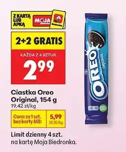 Biedronka Ciastka Oreo Original, 154 g oferta
