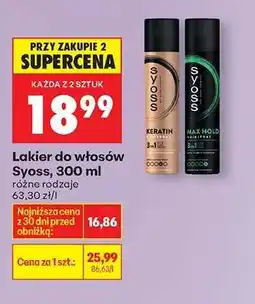 Biedronka Lakier do włosów Syoss, 300 ml oferta