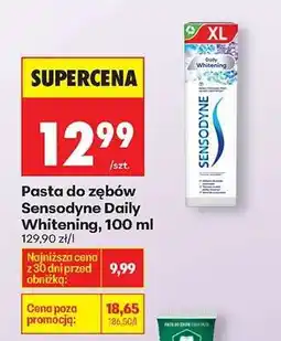 Biedronka PASTA DO ZĘBÓW SENSODYNE DAILY WHITENING, 100 ML oferta