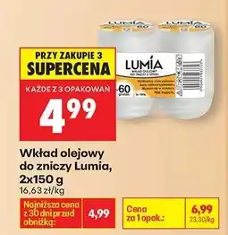 Biedronka Wkład olejowy do zniczy Lumia, 2x150 g oferta