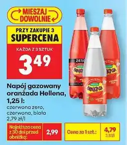 Biedronka Napój gazowany oranżada Hellena, 1,25 l oferta