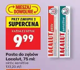 Biedronka Pasta do zębów Lacalut, 75 ml oferta