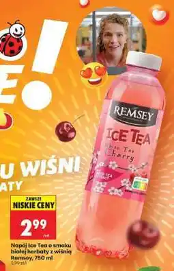 Biedronka Napój Ice Tea o smaku białej herbaty z wiśnią Remsey, 750 ml oferta
