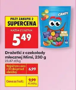 Biedronka Drażetki z czekolady mlecznej Mimi 230 g oferta