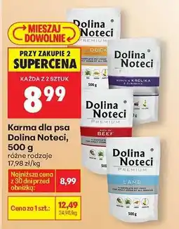 Biedronka Karma dla psa Dolina Noteci, 500 g oferta