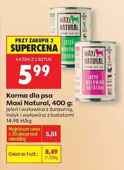 Biedronka Maxi Natural oferta