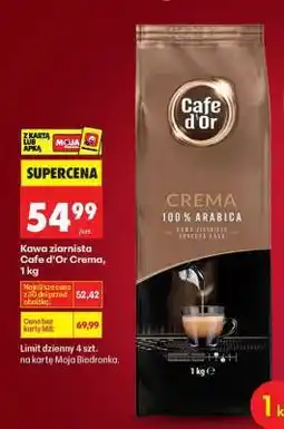 Biedronka Cafe d’Or Crema oferta