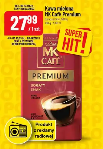 Kawa mielona MK Cafè Premium Strauss Cafe