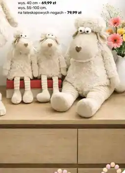 Bricomarche Figurka tekstylna owieczka mix wzorów wys. 34 cm oferta