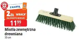 E.Leclerc Miotła zewnętrzna drewniana 30 cm oferta